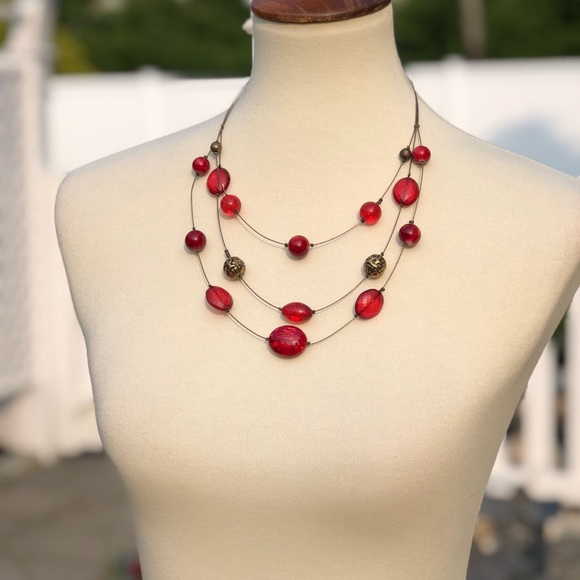 Jewelry - Beaded statement necklace